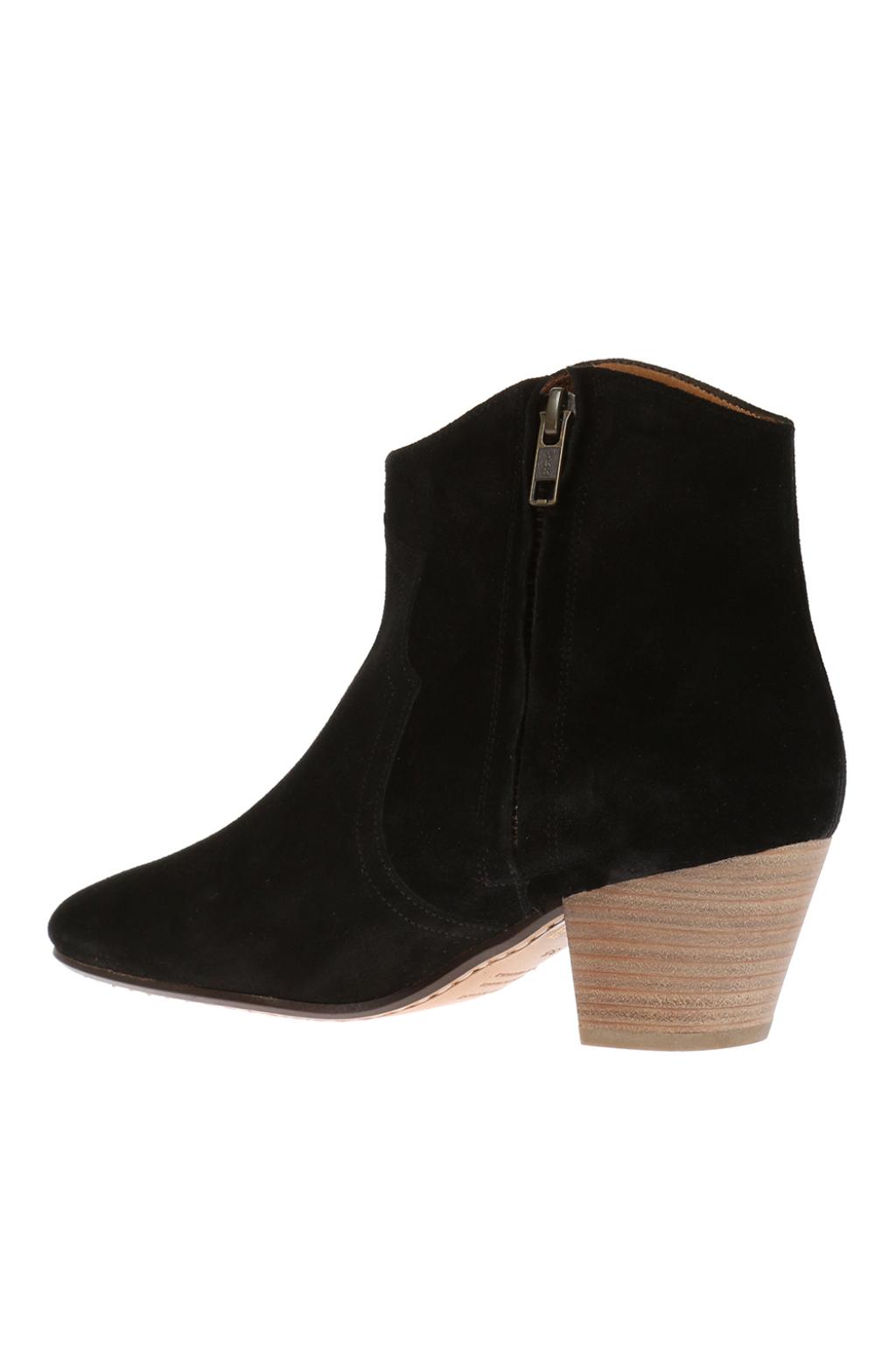 Isabel marant dicker store suede ankle boots